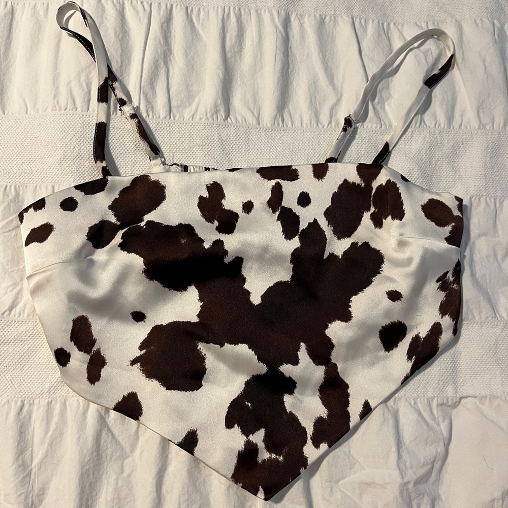 forever 21 cow print tank